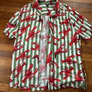 ASOS STRIPED BUTTON DOWN